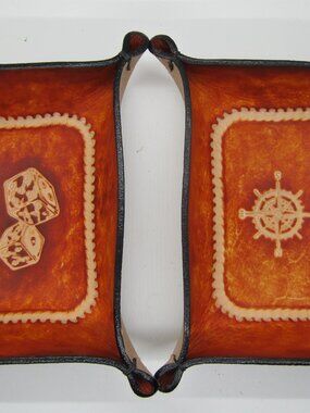 Leather Valet Tray, Desk Organizer, Catch All Tray, Storage Tray, Desk Tray